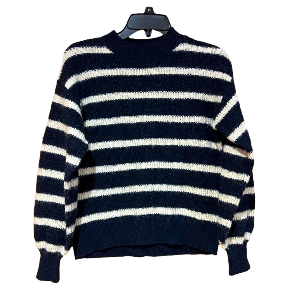 H&M Women's Striped Wool Blend Knit Sweater